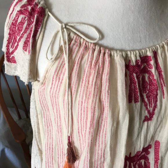 Free people gauze blouse lg - Picture 2 of 6